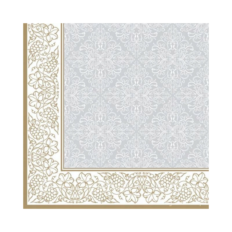 Serwetki dekoracyjne 33x33cm papierowe 20 sztuk na stół ozdobne KL-056 AHA