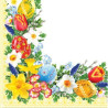 Serwetki Wielkanocne do koszyczka 33x33cm papierowe 20 sztuk na stół WN-033 AHA