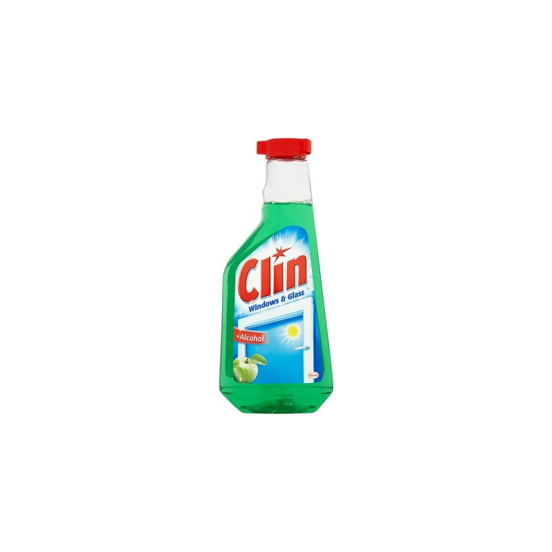 Płyn do szyb CLIN 500ml uzupełnienie jabłko