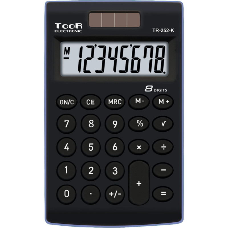 Kalkulator TR-252 czarny 120-1772 TOOR