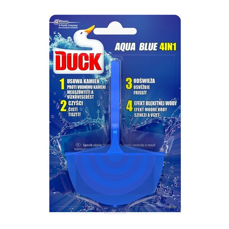 Zawieszka do WC DUCK Aqua Blue 40g 4w1