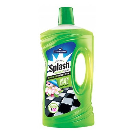 Płyn do mycia SPLASH uniwersalny 1L zielone jabłko GENERAL FRESH