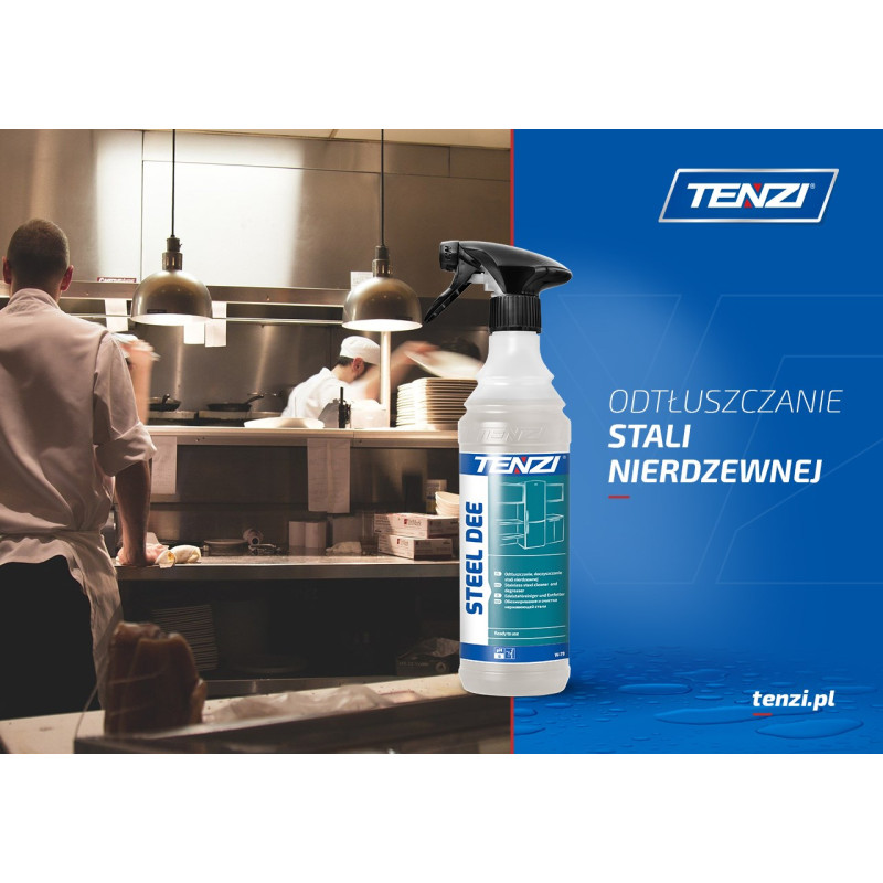 Płyn TENZI STEEL DEE GT odtłuszczacz do stali nierdzewnej 0,6l. (W-79/600)