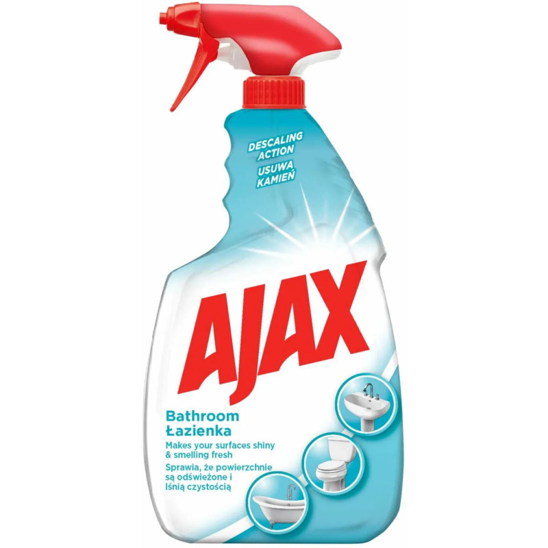 Spray do czyszczenia łazienek AJAX 750ml usuwa kamień