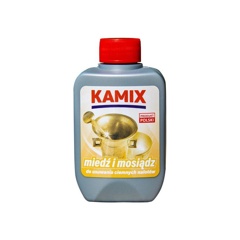 Płyn KAMIX MIEDŹ I MOSIĄDZ do czyszczenia przedmiotów z mosiądzu i miedzi 125ml