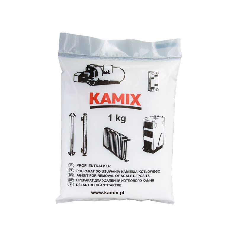 Preparat do usuwania kamienia kotłowego KAMIX odkamieniacz 1kg