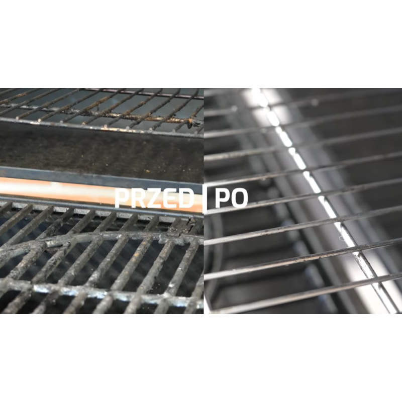 Płyn TENZI TOP GRILL BLACK do mycia grillów rusztów piekarników 0,6l. (SP-73/600)