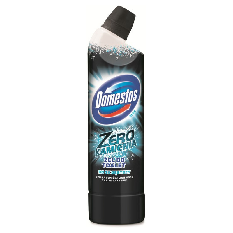 Żel do czyszczenia WC DOMESTOS 750 ml ZERO Kamienia BLUE