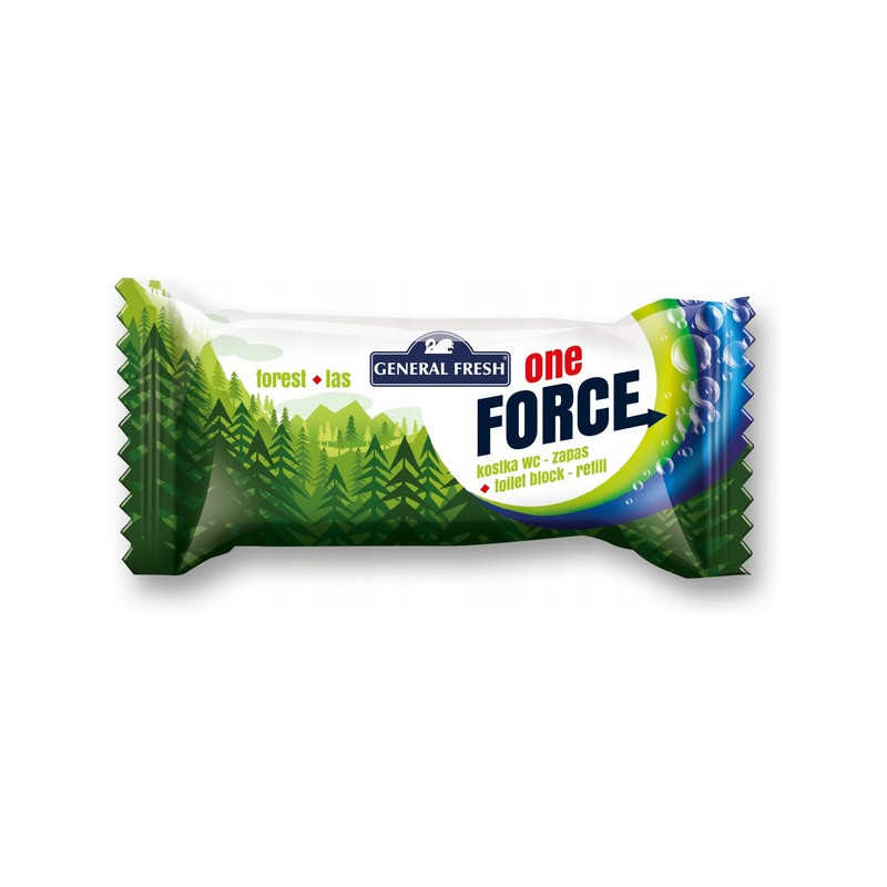 Kostka zapas do WC FORCE ONE 40g leśny