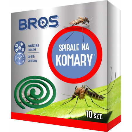 Spirale na komary 10szt BROS