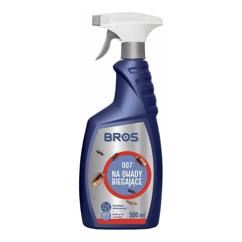 Spray 007 na owady biegające 500ml BROS