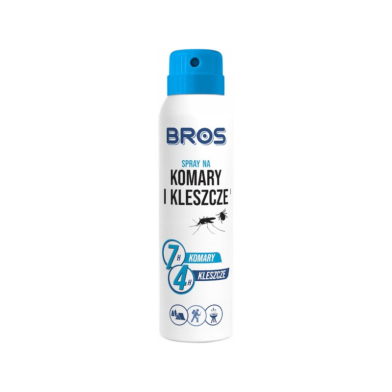 Spray na komary i kleszcze 90ml BROS