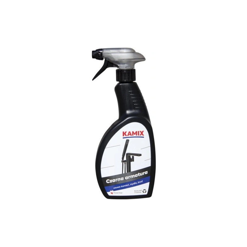 Płyn KAMIX CZARNA ARMATURA do czyszczenia kolorowej armatury 500ml