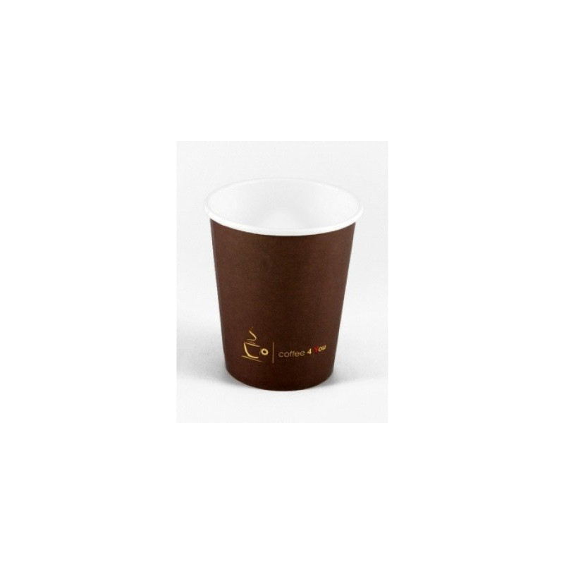 Kubek papierowy 150ml z nadrukiem COFFEE 4 YOU (100) 70mm 221.507b