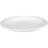 Talerz z trzciny cukrowej biały 18 cm (50) 29570