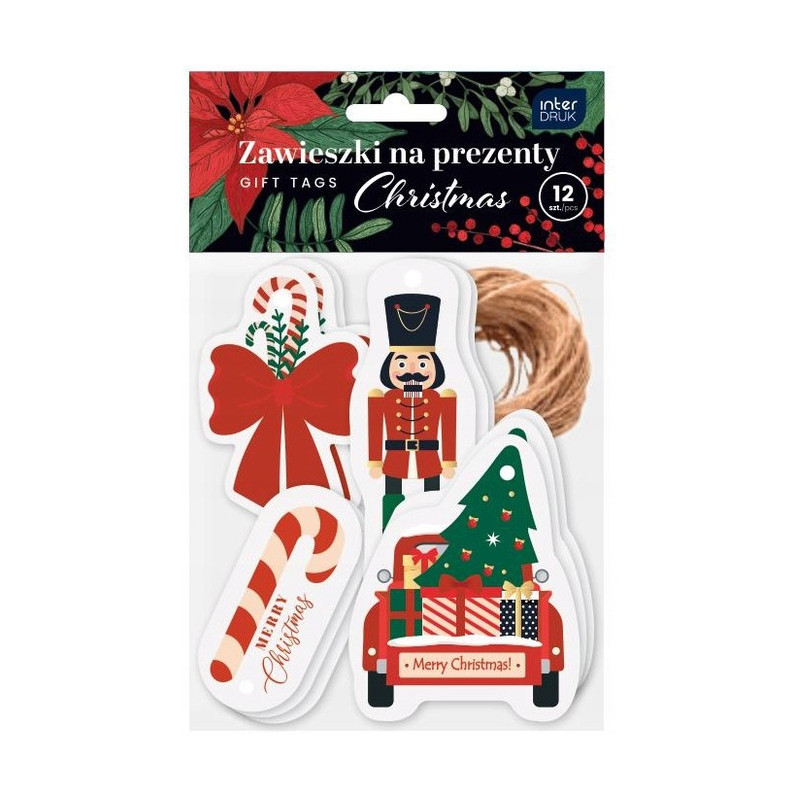 Zawieszki na prezenty CHRISTMAS INTERDRUK