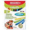 Flamastry COLORITO 12 kolorów FIBRACOLOR