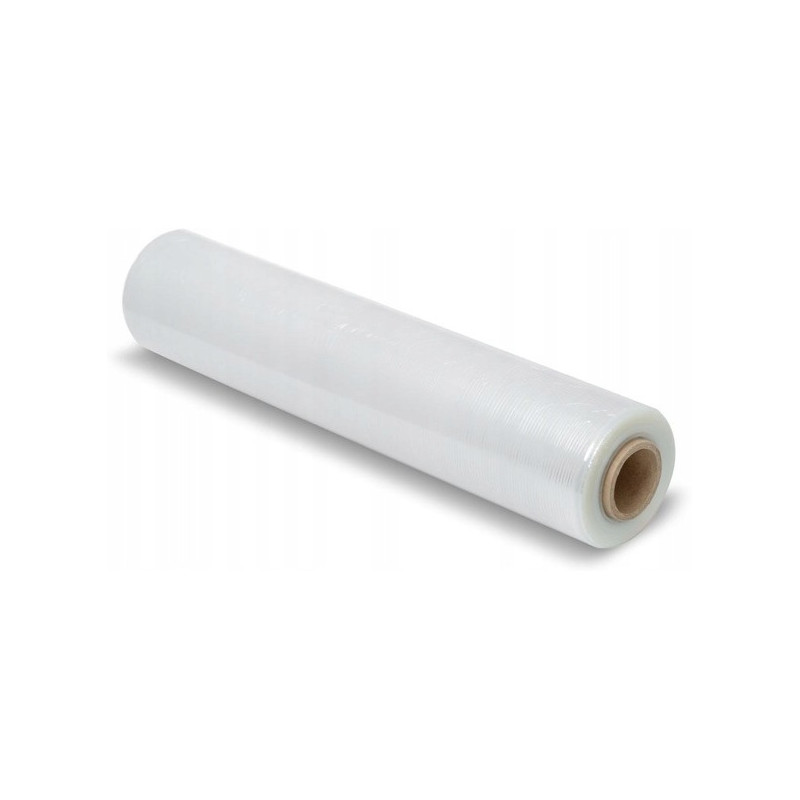 Folia stretch NATUNA 1,5kg 23mic przezroczysta rozciągliwość 170% (około 140m)