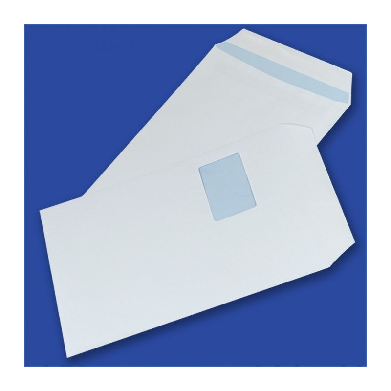 Koperty C4 SK białe 90g okno lewa góra 55x90mm (250szt.) NC samoklejące 31621320