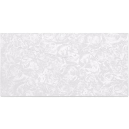 Koperta DL RÓŻE biała K 120g. (10szt.) 280111 Galeria Papieru