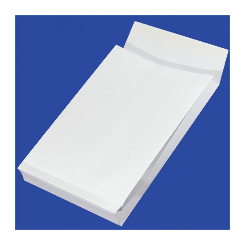Koperty B4+ HK RBD białe 150g (100szt) z rozszerzanymi bokami 255x390x40 NC 44030077