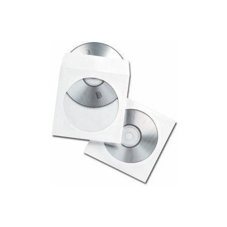 Koperta na CD z okienkiem SK biała 90g (1000) (33020127) NC KOPERTY