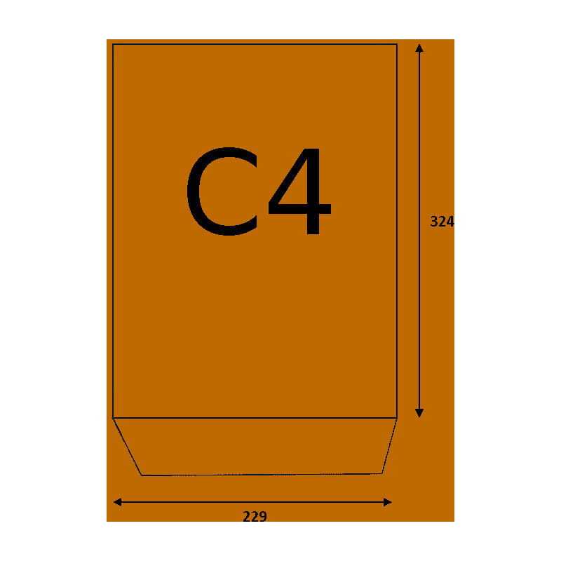 Koperty C4 NK brązowe 90g (500) 31613020 NC