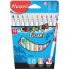 Flamastry COLORPEPS BRUSH 10szt. 848010 MAPED