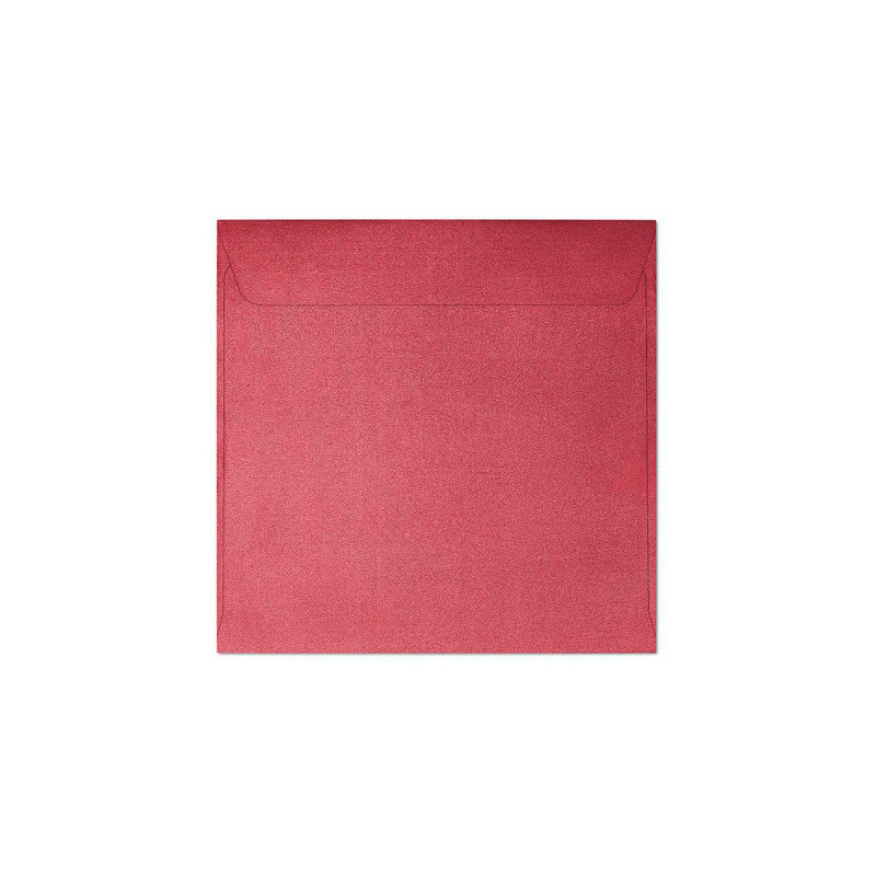 Koperta 145x145mm PEARL czerwona P 120g. (10szt.) 280717 Galeria Papieru