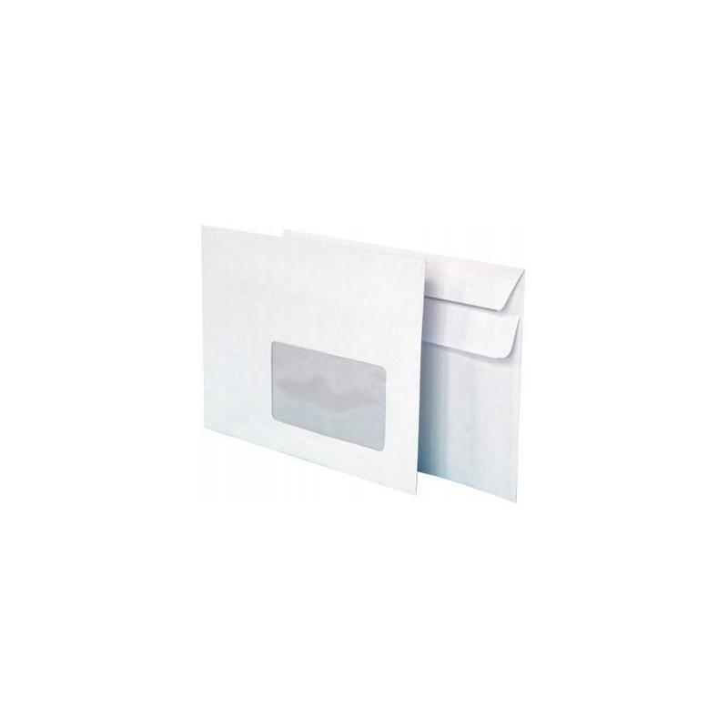 Koperta C6 SK biała okno prawe (50szt.) NC 14033/5 0 0600/11021200/50