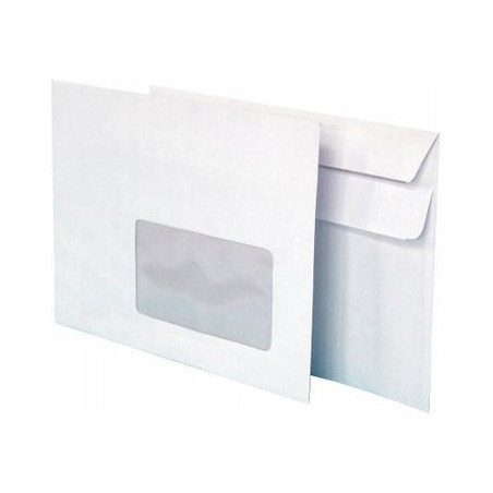Koperta C6 SK biała okno prawe (50szt.) NC 14033/5 0 0600/11021200/50