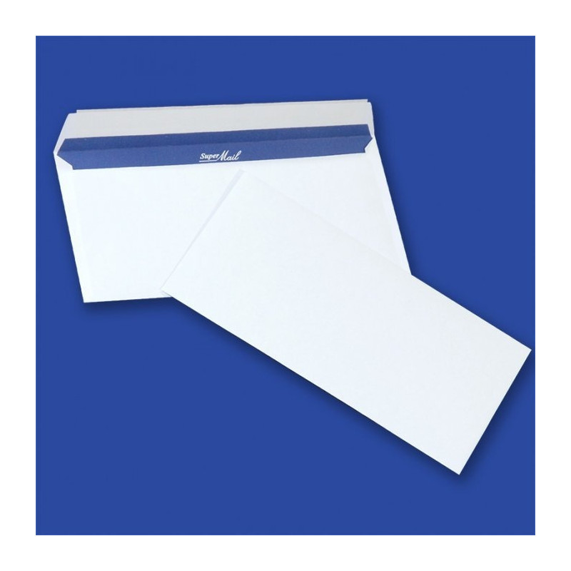 Koperty SUPER MAIL DL HK białe (400 szt) 100g NC samoklejące z paskiem 11239030