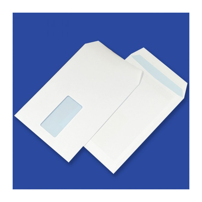 Koperty C5 SK białe 90g okno prawy/lewy środek 45x90mm (500szt.) NC 31421120