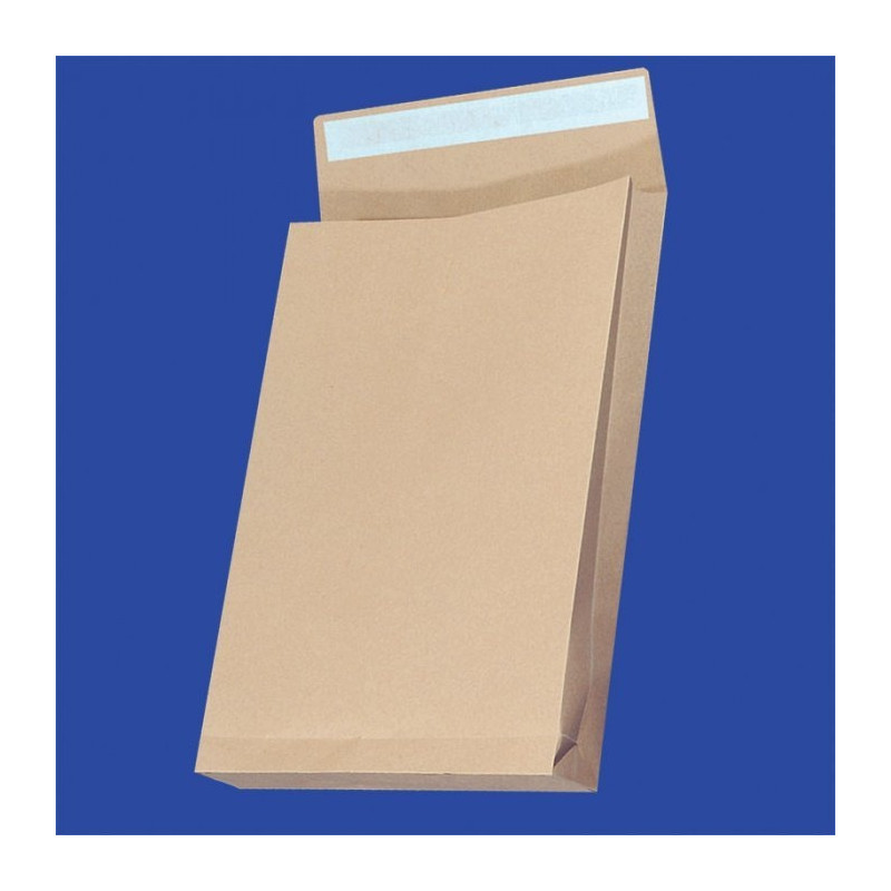 Koperty B4 HK RBD brązowe 130g (25szt.) NC z rozszerzanymi bokami 41733098/25