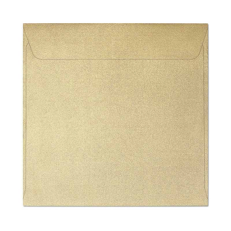 Koperta 145x145mm PEARL złota 120g. (10szt.) 280715 Galeria Papieru