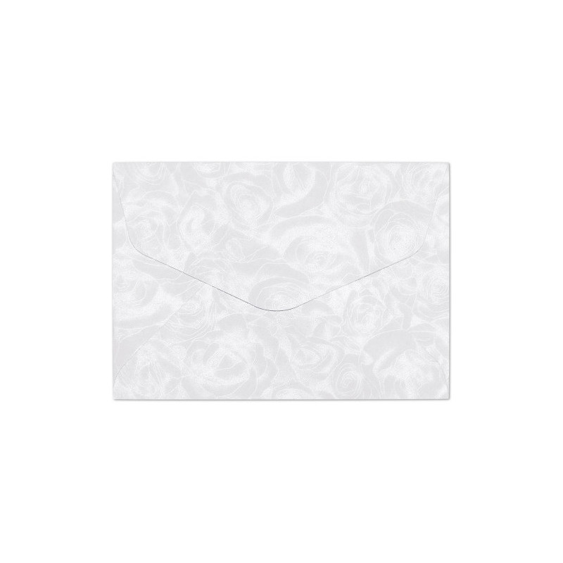 Koperta B7 RÓŻE białe120g (10szt.) 280511 Galeria Papieru
