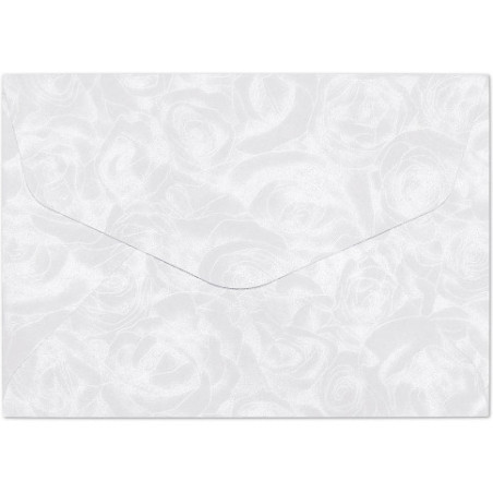 Koperta B7 RÓŻE białe120g (10szt.) 280511 Galeria Papieru