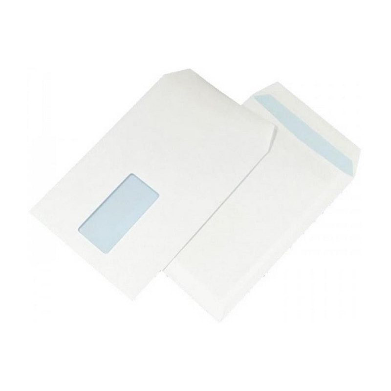 Koperta C5 HK biała 90g okno (500szt.) LEWY/PRAWY środek 45x90mm NC 31432120