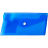 Koperta PP na zatrzask DL niebieska do dokumentów BT612-N TETIS