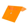 Koperta PP na zatrzask DL pomarańczowa BT612-P TETIS