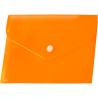Koperta PP na zatrzask A4 pomarańczowa BT611-P TETIS TETIS