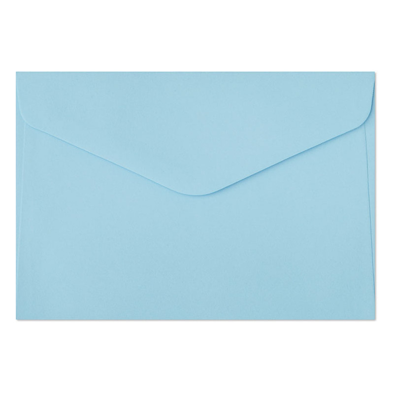Koperta C6 gładki niebieski satynowany K 130g. (10szt.) 280228 Galeria Papieru