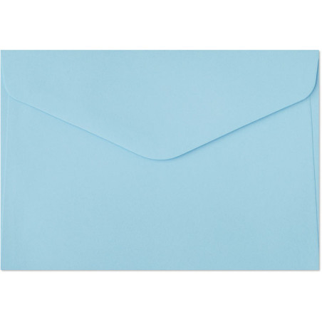 Koperta C6 gładki niebieski satynowany K 130g. (10szt.) 280228 Galeria Papieru