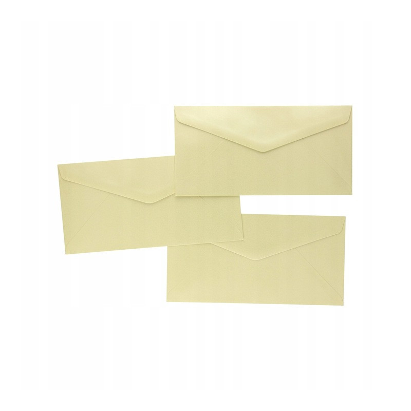 Koperta DL MILLENIUM kremowy 120g. (10szt.) 280127 Galeria Papieru