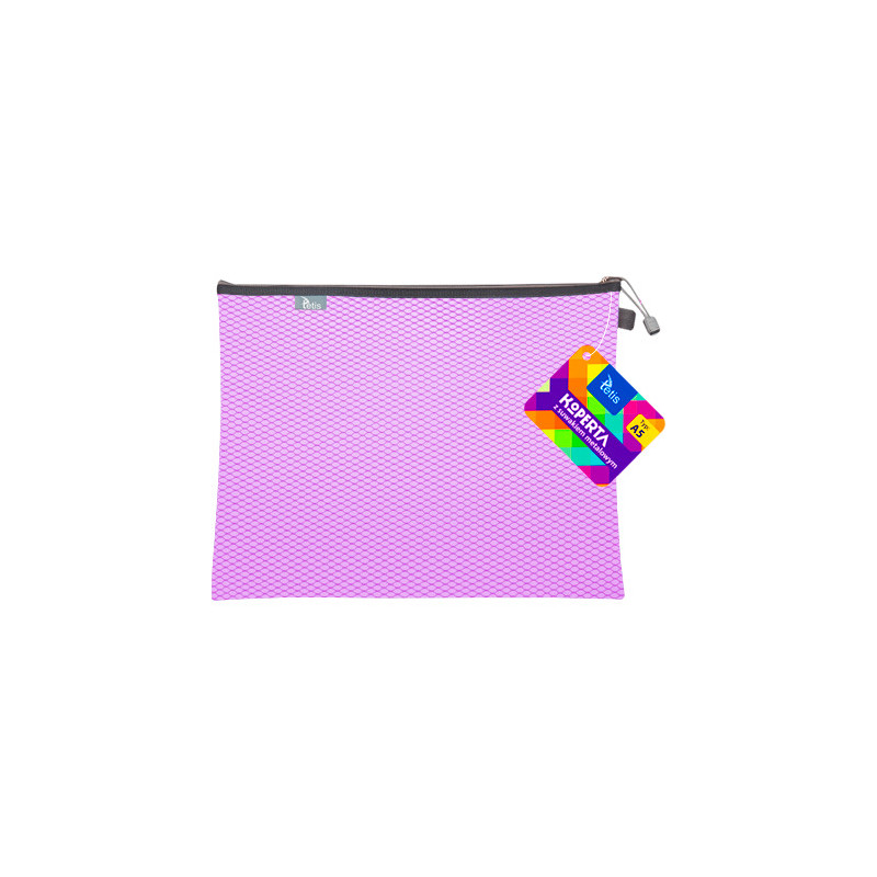 Koperta A5 z suwakiem metalowym FIOLETOWA BT606-F TETIS