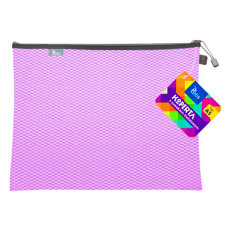 Koperta A5 z suwakiem metalowym FIOLETOWA BT606-F TETIS