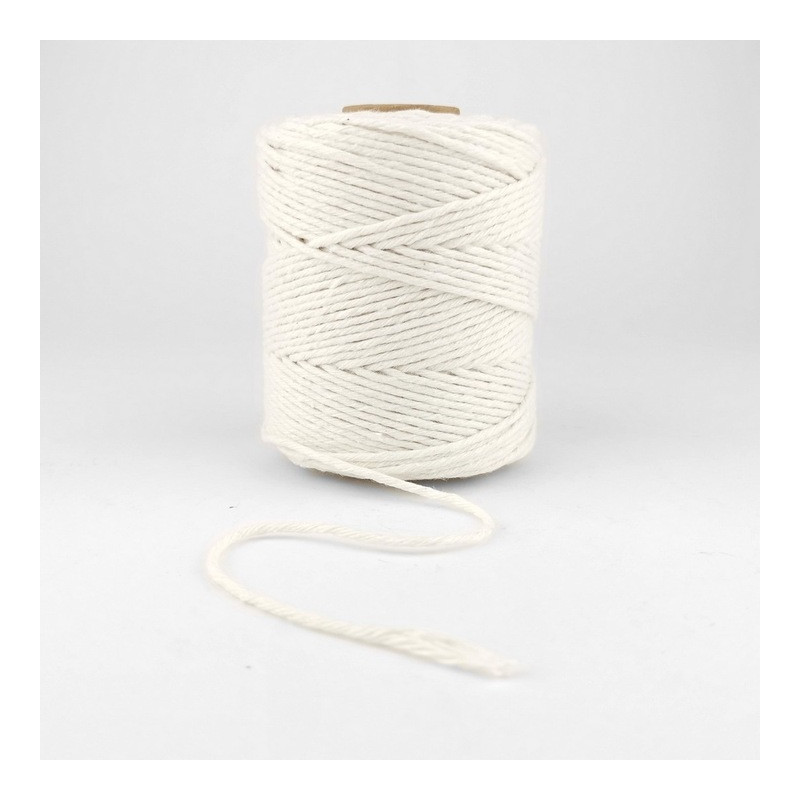 Sznurek bawełniany 1.8mm / 100m biały 111015 d.rect