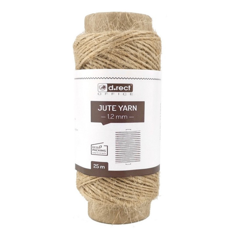 Sznurek jutowy 1.2mm / 25m szpula 800198 d.rect