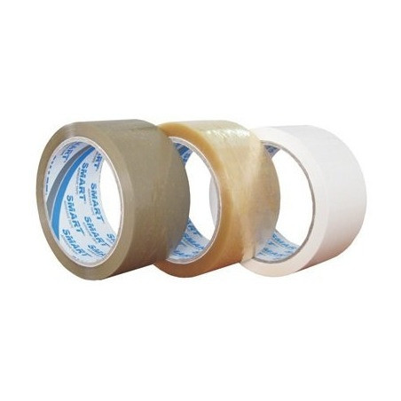 Taśma pakowa kauczuk przezroczysta 48x50m SMART 551/SM04