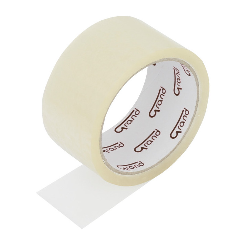 Taśma pakowa 48x50m transparentna do zabezpieczania paczek 130-1930 GRAND